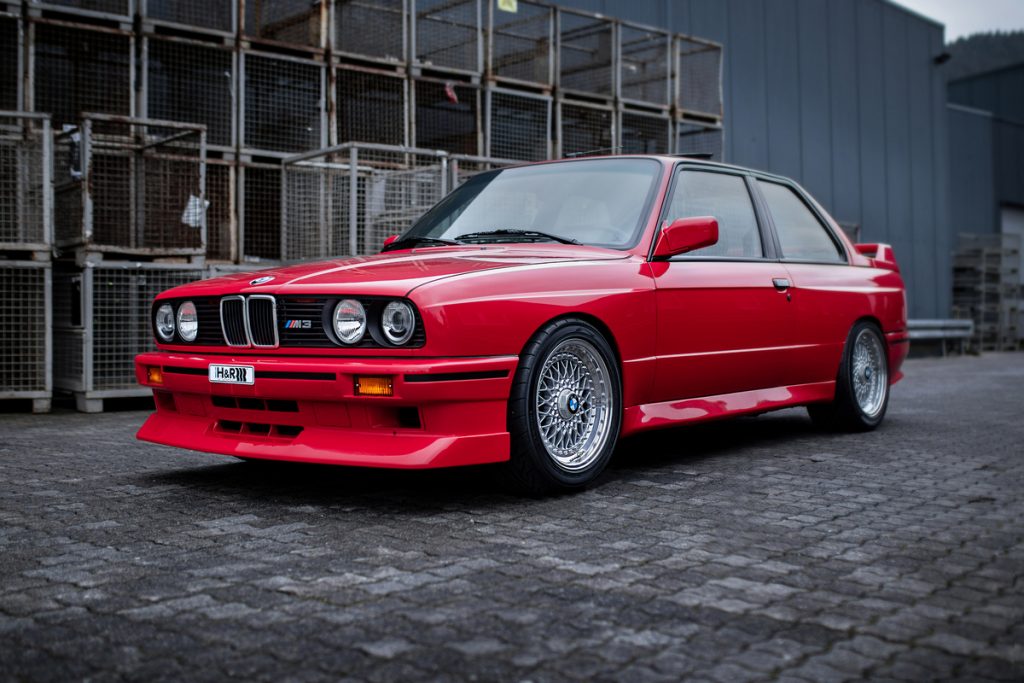 BMW E30 M3 Evo II - neues Fahrwerk - H & R