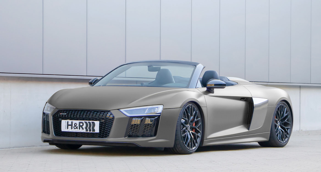 New products for Audi R8 V10 RWS Spyder - H & R