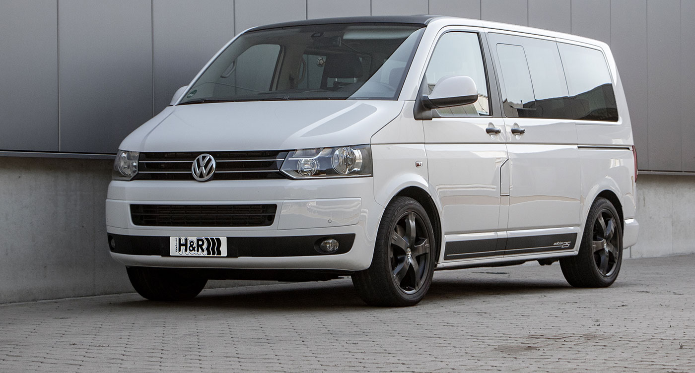 World premiere VW Bus T5 and T6 - H & R