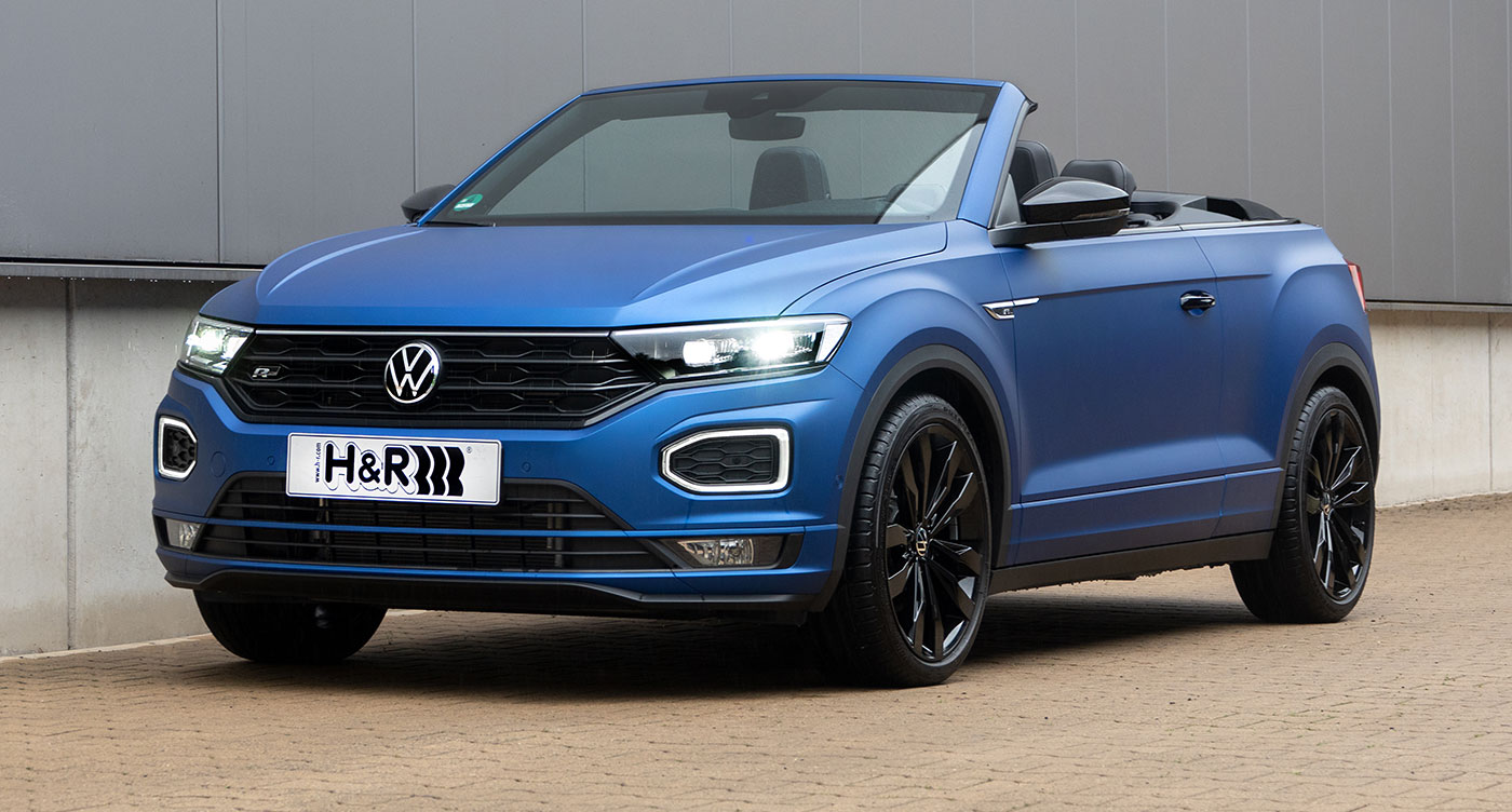 New products for VW T-Roc Convertible - H & R