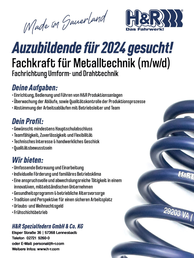 H R DAS FAHRWERK